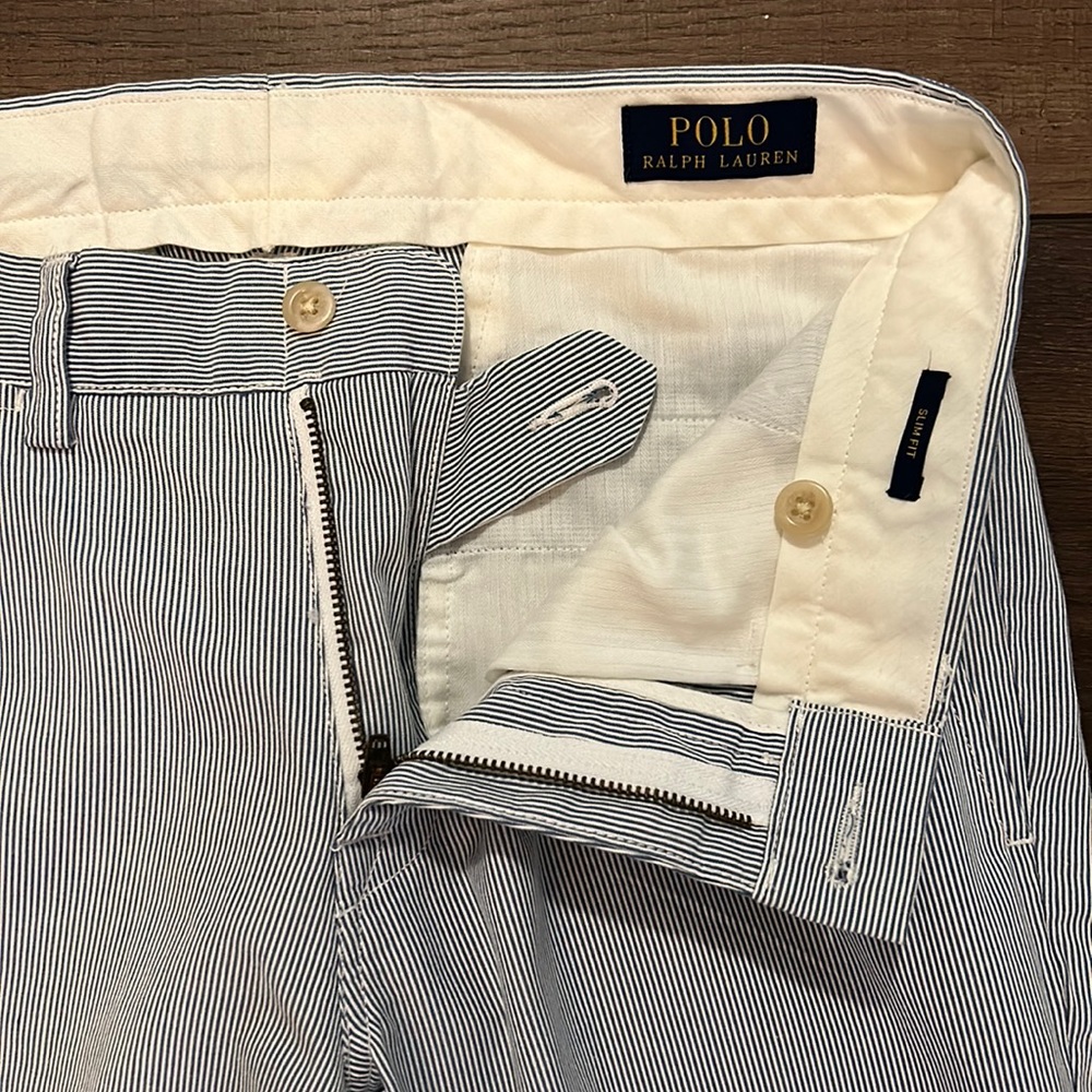 Ralph Lauren Polo Mens seersucker pants